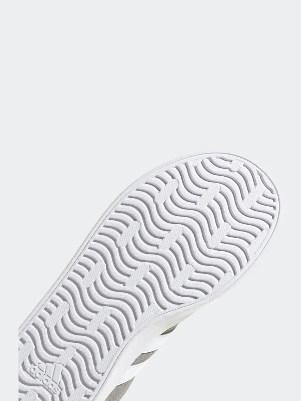 adidas Grey/White VL Court 3.0 Lace Kids Trainers