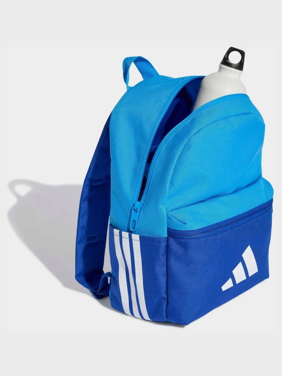 adidas Light Blue 3 Bar Kids Backpack