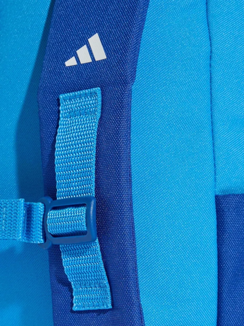 adidas Light Blue 3 Bar Kids Backpack