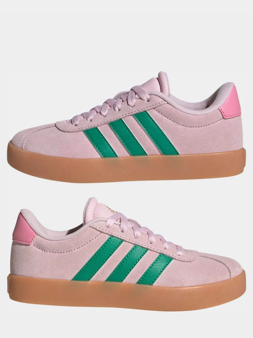 adidas Light Pink VL Court 3.0 Trainers