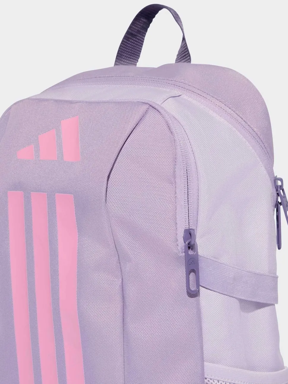 adidas Light Purple Kids 3 Stripe Backpack