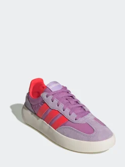 adidas Lilac/Orange Barreda Decode Lace Junior Trainers