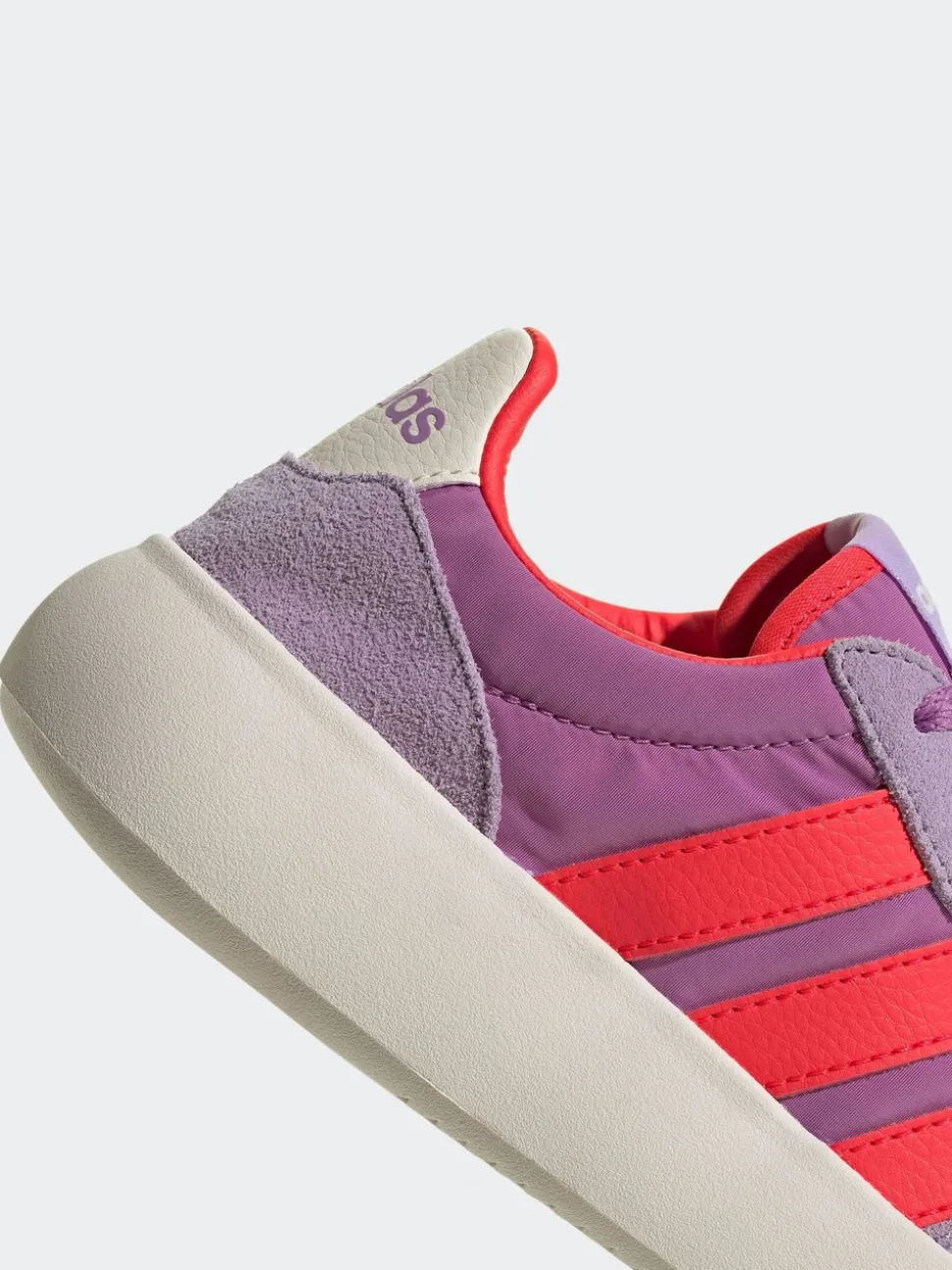 adidas Lilac/Orange Barreda Decode Lace Junior Trainers