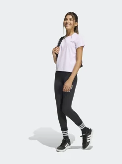 adidas Lilac Regular Fit Essentials Logo Kids Training T-Shirt