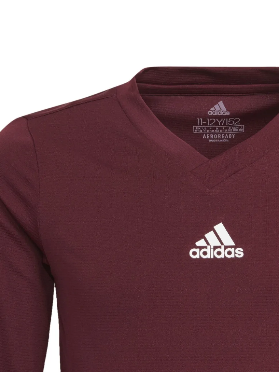 adidas Maroon Red Team Base T-Shirt