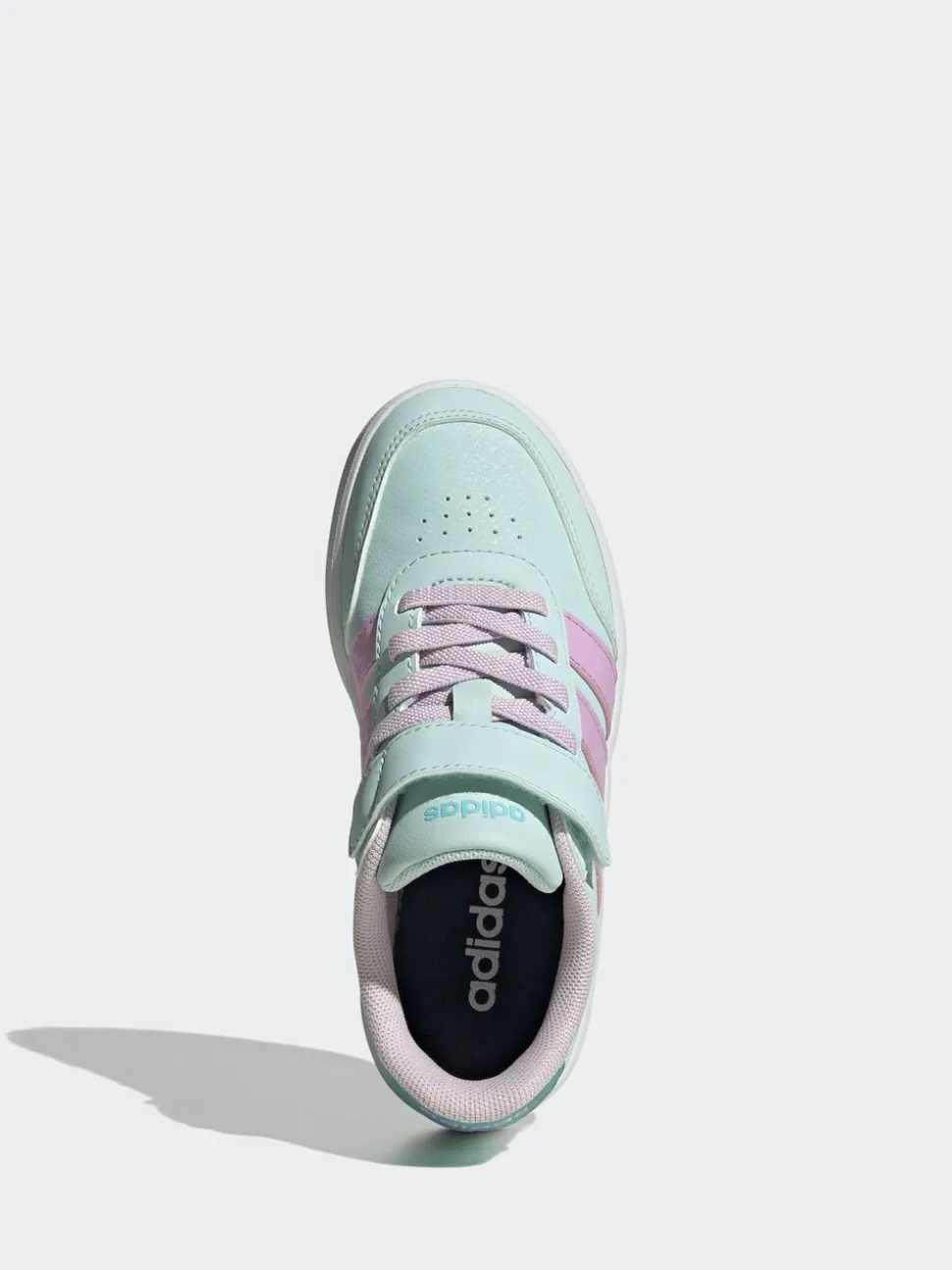 adidas Mint/Lilac Breaknet 3.0 Elastic Lace Kids Trainers