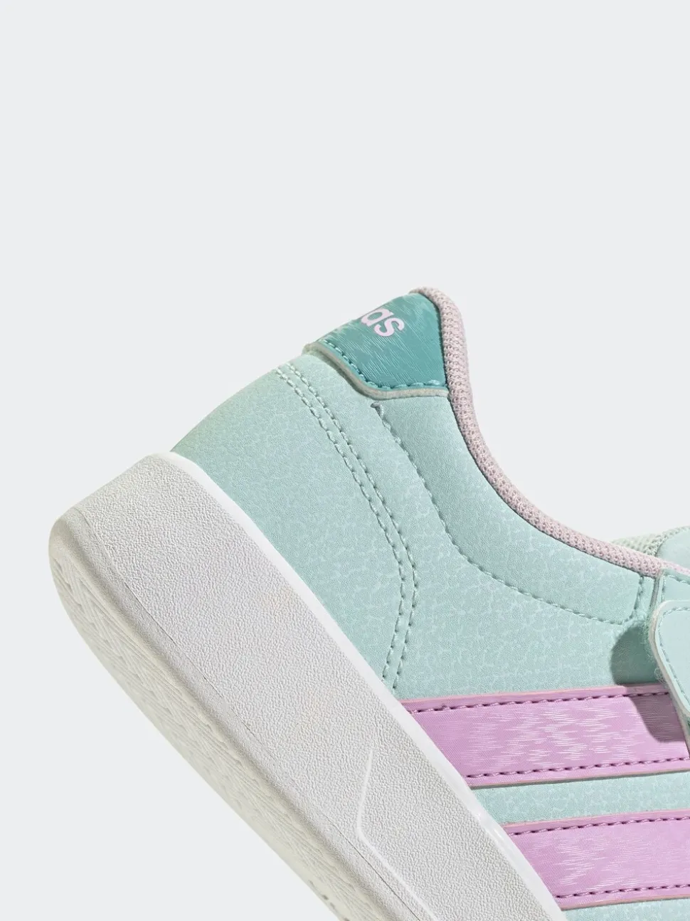 adidas Mint/Lilac Breaknet 3.0 Elastic Lace Kids Trainers