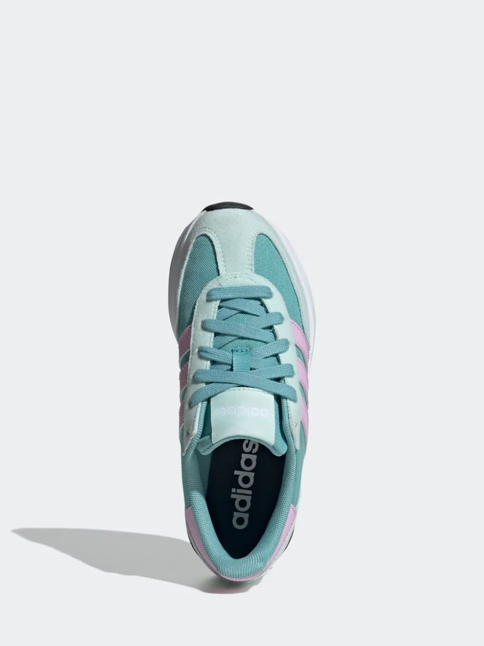 adidas Mint/Lilac Run 70s 2.0 Lace Junior Trainers