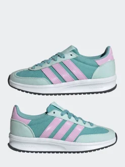 adidas Mint/Lilac Run 70s 2.0 Lace Junior Trainers