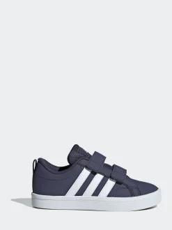 adidas Navy Blue VS Pace 2.0 Hook and Loop Kids Trainers