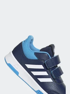 adidas Navy/Blue/White Hook and Loop Tensaur Kids Trainers