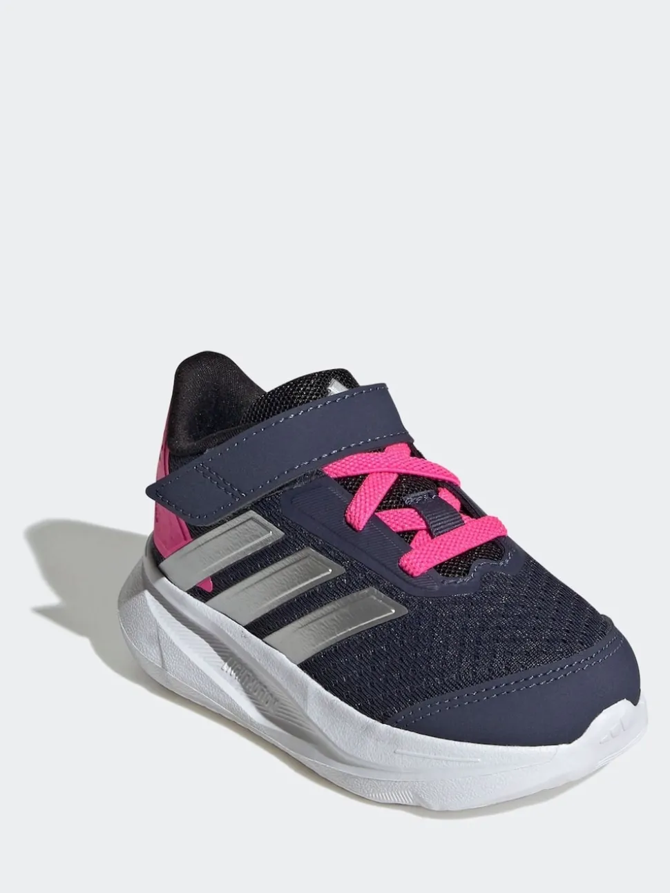 adidas Navy/Pink Duramo 2.0 Hook and Loop Infant Trainers