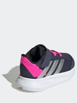 adidas Navy/Pink Duramo 2.0 Hook and Loop Infant Trainers