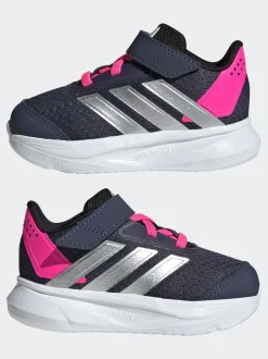 adidas Navy/Pink Duramo 2.0 Hook and Loop Infant Trainers