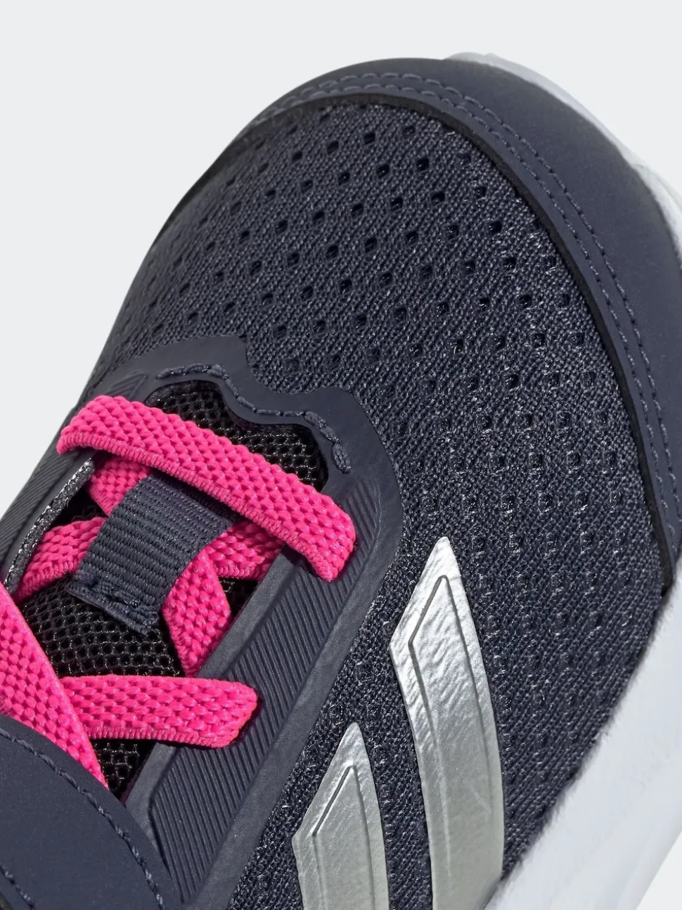 adidas Navy/Pink Duramo 2.0 Hook and Loop Infant Trainers