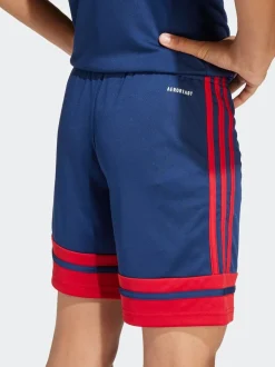 adidas Navy/Red Squadra 25 Kids Shorts