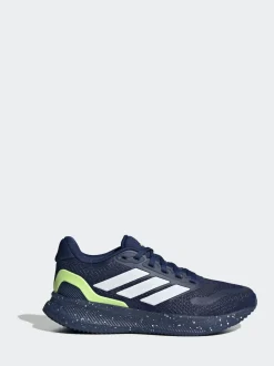adidas Navy Runfalcon 5 Lace Running Junior Trainers