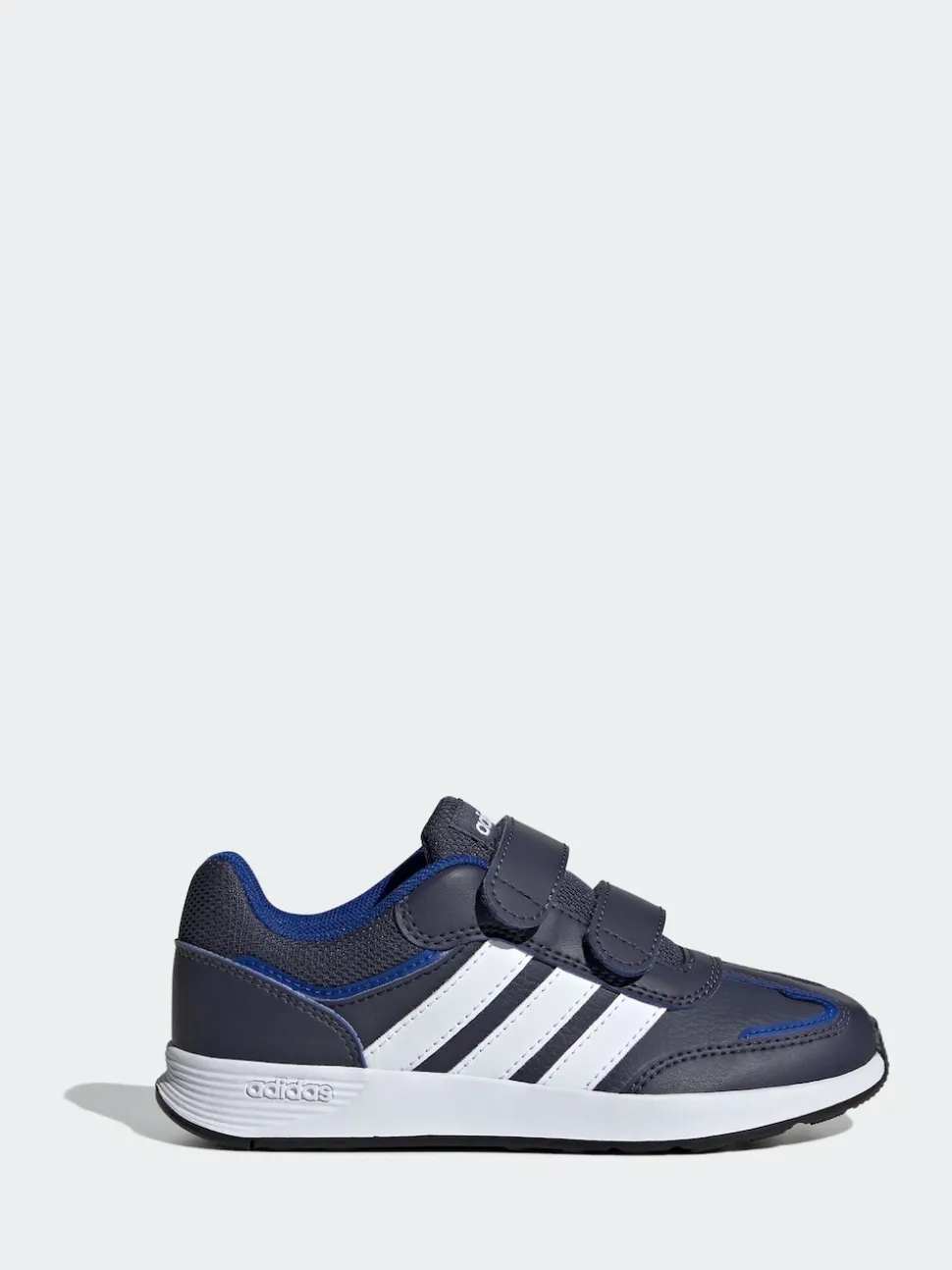 adidas Navy/White Tensaur Switch Hook and Loop Kids Trainers