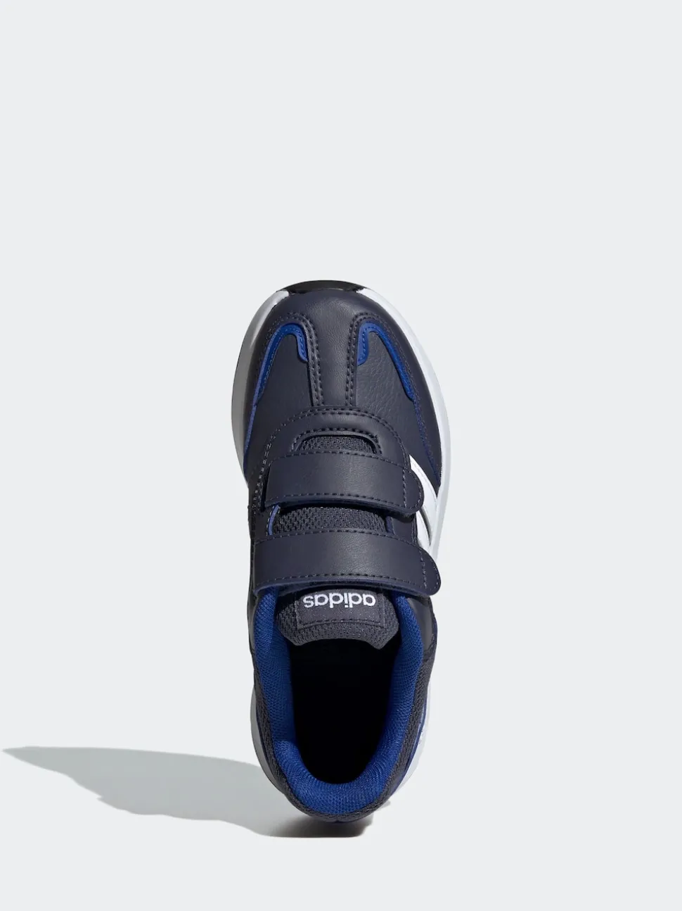 adidas Navy/White Tensaur Switch Hook and Loop Kids Trainers