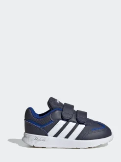 adidas Navy/White Tensaur Switch Hook and Loop Infant Trainers