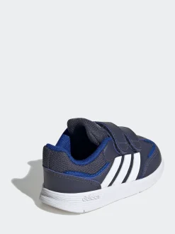 adidas Navy/White Tensaur Switch Hook and Loop Infant Trainers