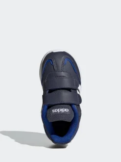 adidas Navy/White Tensaur Switch Hook and Loop Infant Trainers