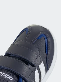 adidas Navy/White Tensaur Switch Hook and Loop Infant Trainers