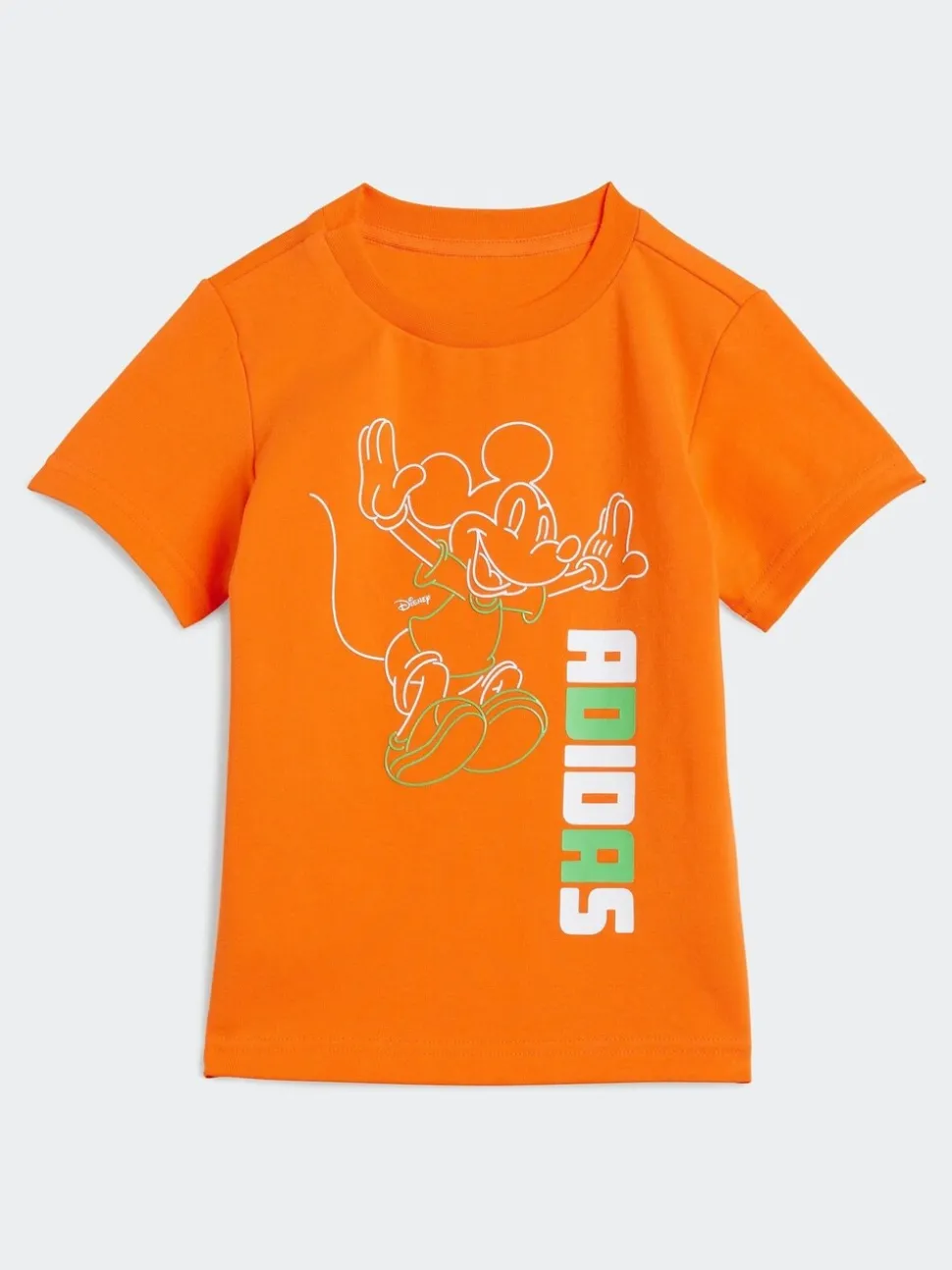 adidas Orange Disney Mickey Mouse Top & Shorts Set Infant Kids