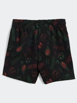 adidas Orange Disney Mickey Mouse Top & Shorts Set Infant Kids