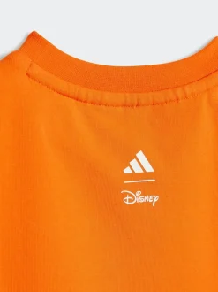 adidas Orange Disney Mickey Mouse Top & Shorts Set Infant Kids