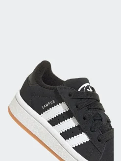 adidas Originals Black Campus 00s Comfort Closure Elastic Lace Infant Trainers