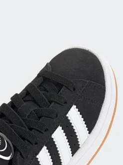 adidas Originals Black Campus 00s Elastic Lace Kids Trainers