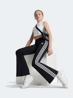 adidas Originals Black Flare Kids Leggings