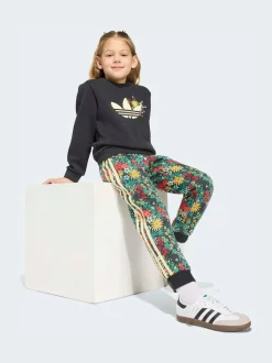 adidas Originals Black Liberty London Sweatshirt and Joggers Little Kids Set
