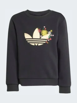 adidas Originals Black Liberty London Sweatshirt and Joggers Little Kids Set