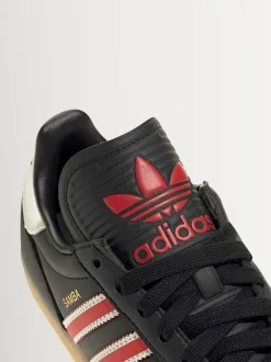 adidas Originals Black/Red Sambae Junior Trainers