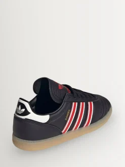 adidas Originals Black/Red Sambae Junior Trainers