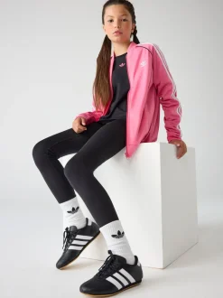 adidas Originals Black/White Taekwondo Lace Junior Trainers