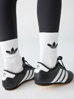 adidas Originals Black/White Taekwondo Lace Junior Trainers