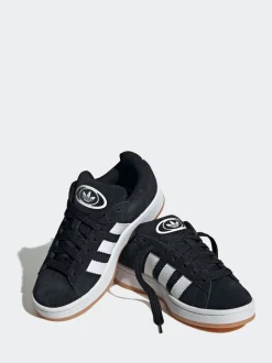 adidas Originals Black/White Campus 00s Lace Junior Trainers