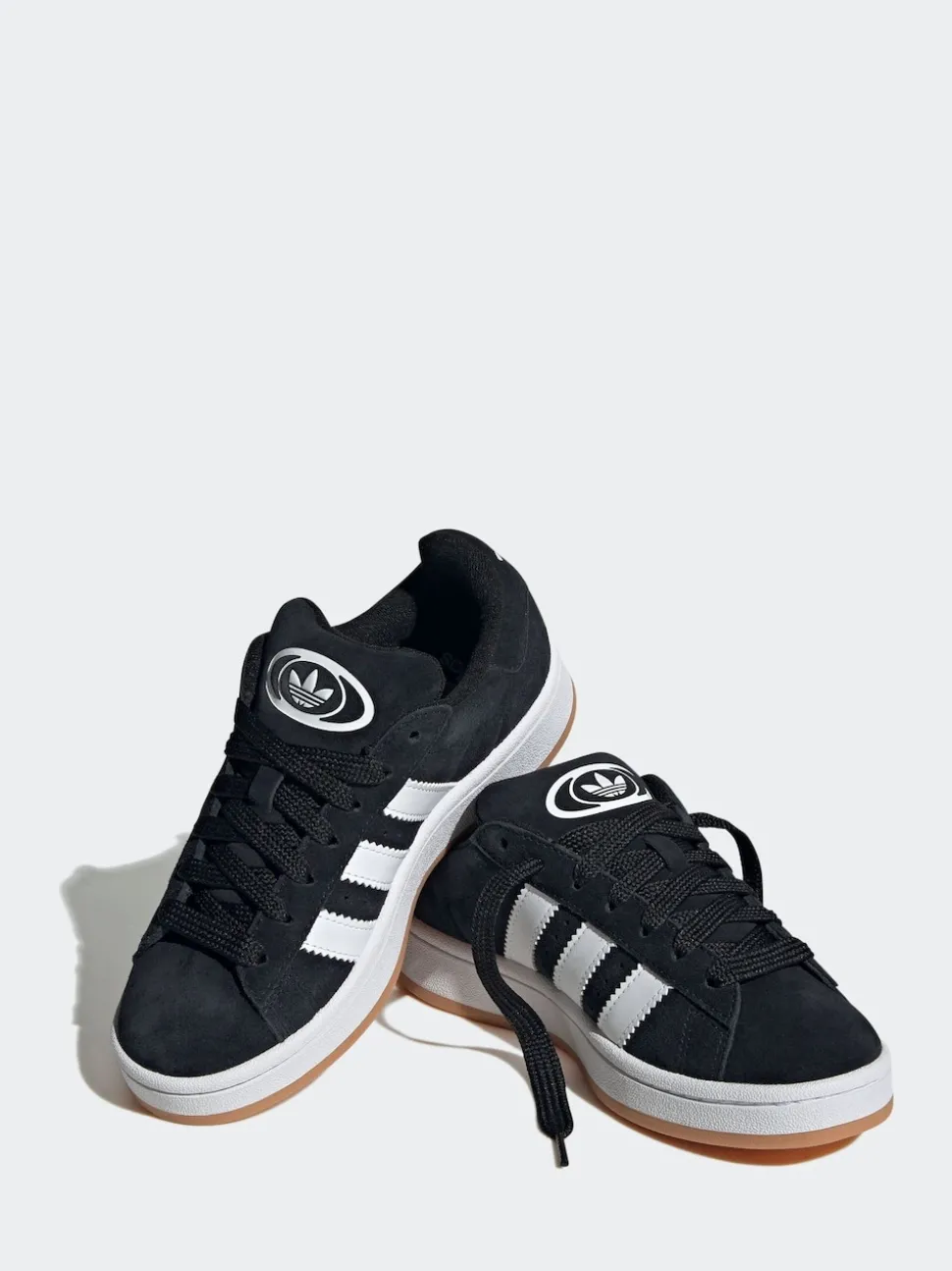 adidas Originals Black/White Campus 00s Lace Junior Trainers