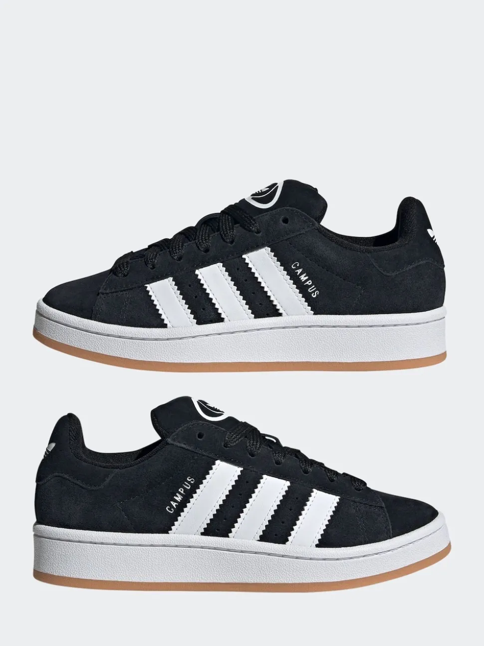 adidas Originals Black/White Campus 00s Lace Junior Trainers