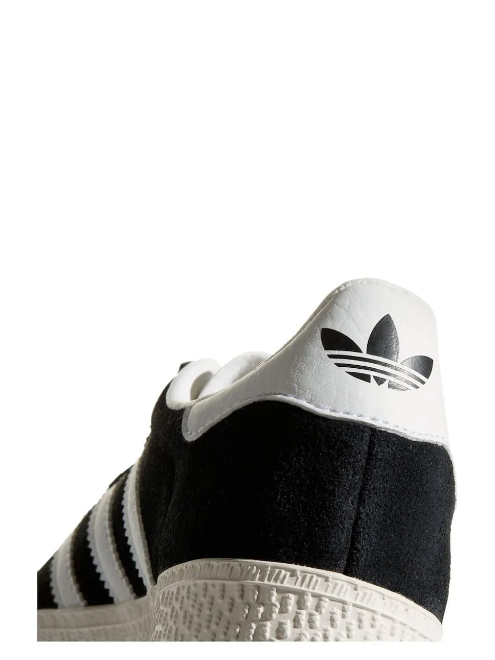 adidas Originals Black/White Gazelle Kids Trainers