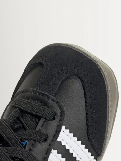 adidas Originals Black/White Samba Crib Trainers