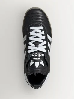adidas Originals Black/White Samba JP Junior Trainers