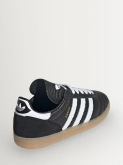 adidas Originals Black/White Samba JP Junior Trainers