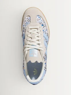 adidas Originals Blue/Grey Floral Samba OG x Liberty London Junior Trainers