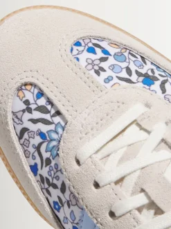 adidas Originals Blue/Grey Floral Samba OG x Liberty London Junior Trainers