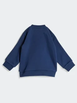 adidas originals Blue Sweatshirt and Denim Legging Set Infant Kids