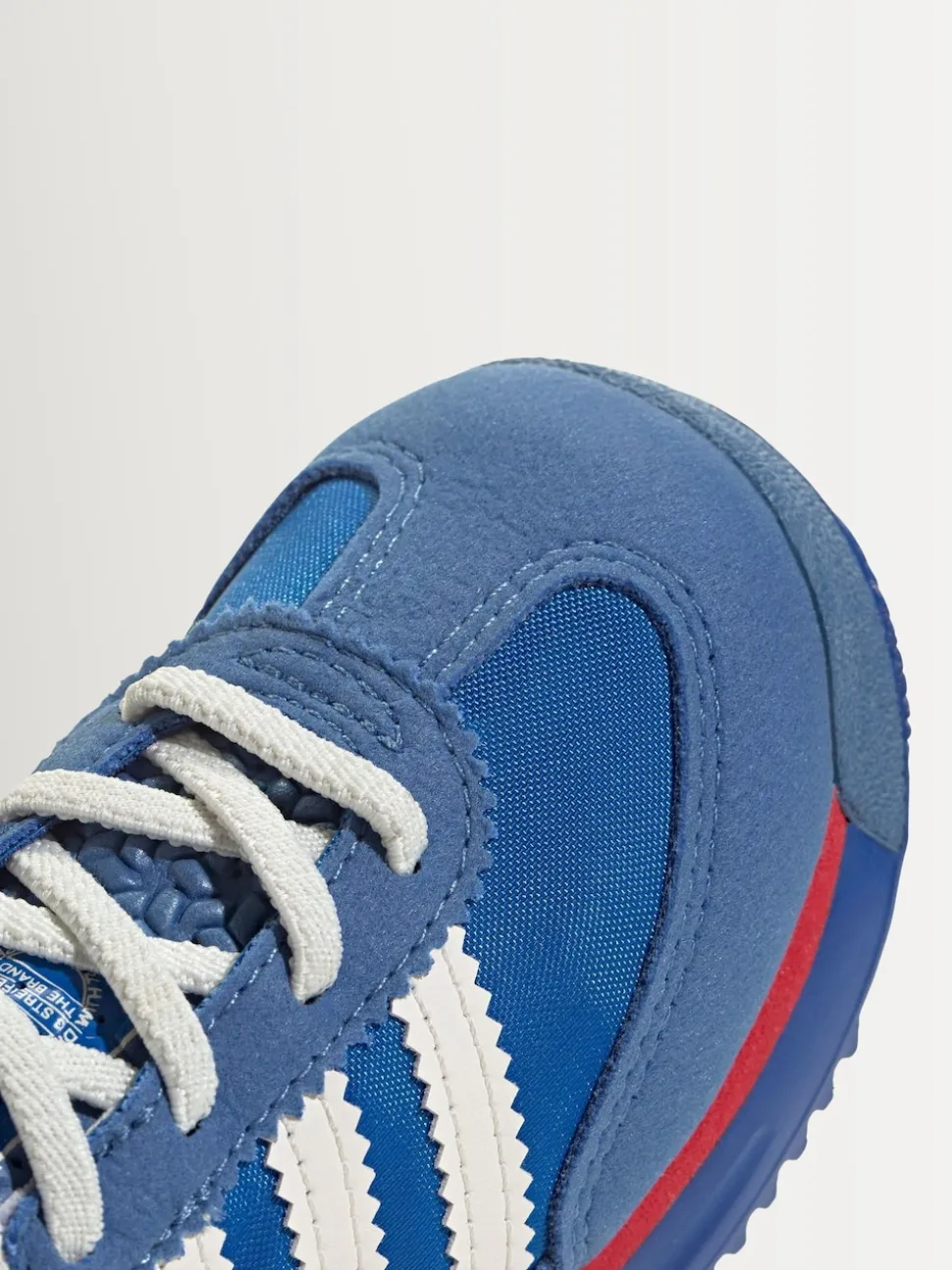 adidas Originals Blue/White SL 72 RS Elastic Laces Infant Trainers